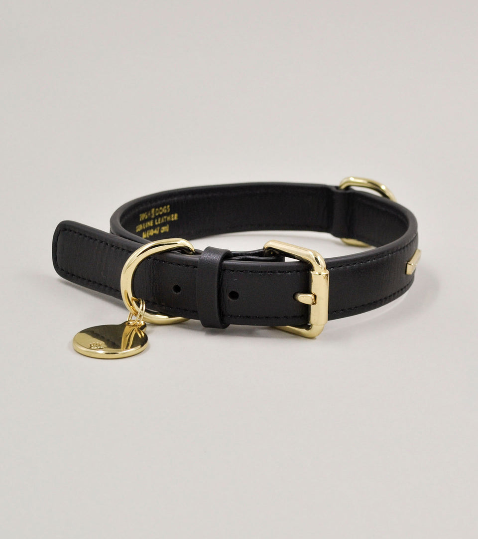 Metro Leather Dog Collar